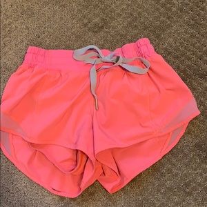 Hot Pink Lulu Lemon Shorts